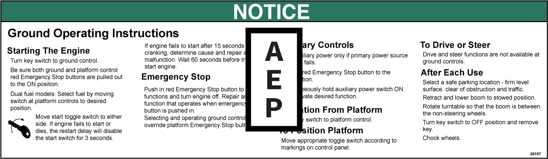 Genie 28167 Notice-Oper.Istr.(Grnd)