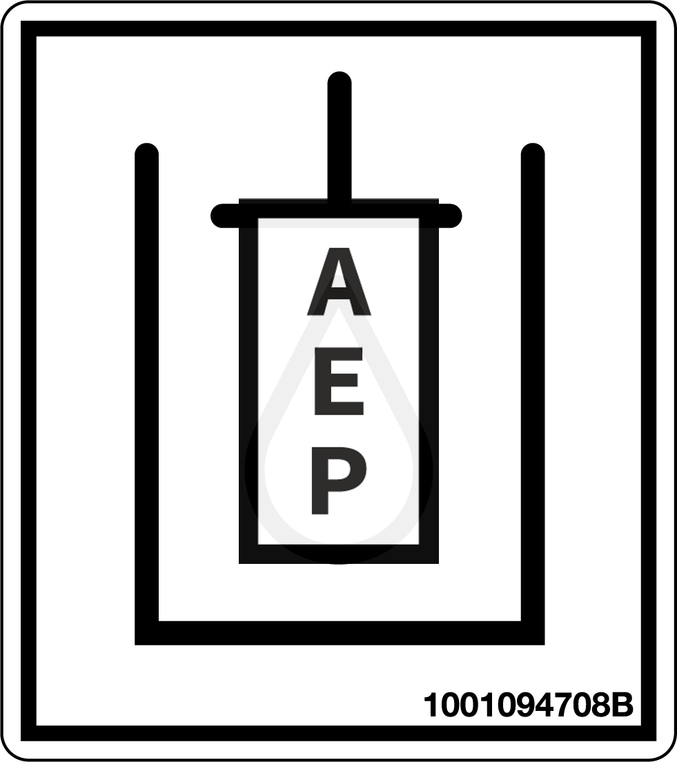 JLG 1001094708 Decal Hydraulic Oil