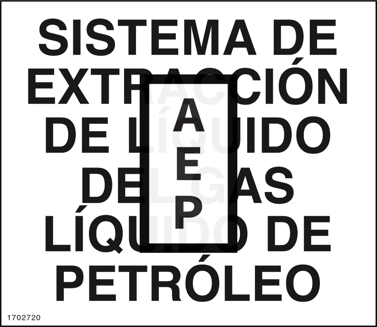 JLG 1702720 Decal Lp Gas Dfspa