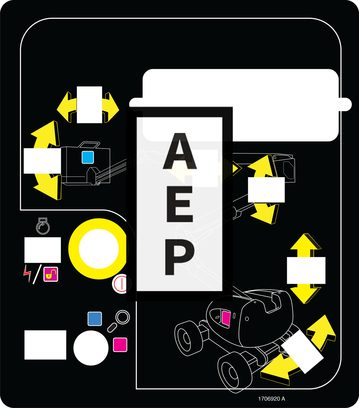 JLG 1706920 Decal Mtb