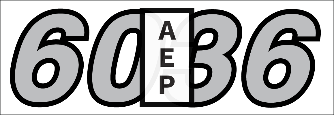 JLG 4110121 Decal 6036 Model Number