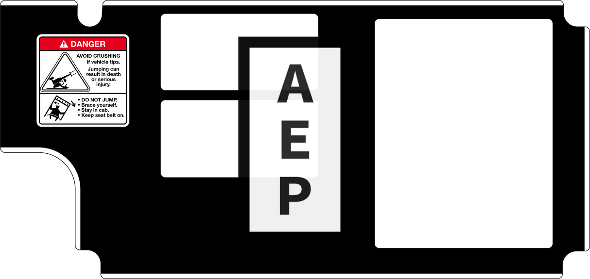 JLG 4110187 Decal Overlay Rh