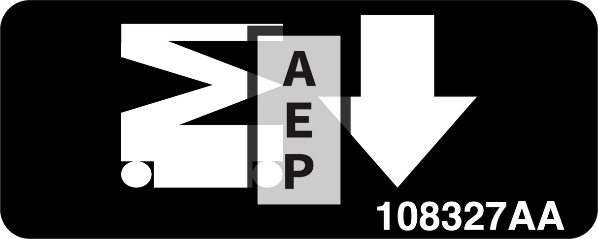 Skyjack 108327 Decal Down