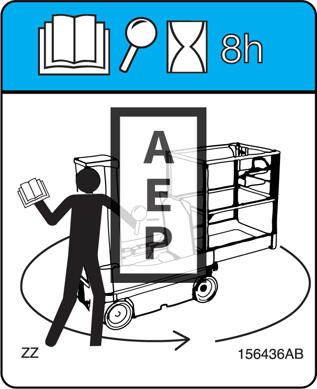 Skyjack 156436 Decal Daily Checklist