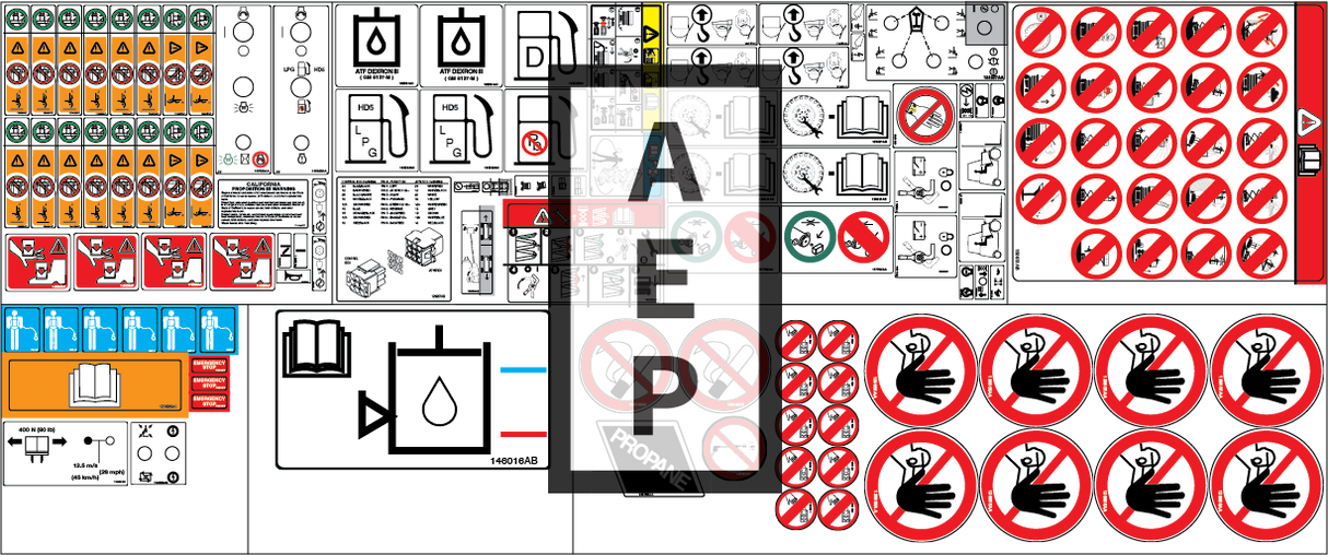 Skyjack 160899 Decal Kit Sj9250Rt