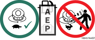 Skyjack 168457 Decal Open Slowly Fuel Ca