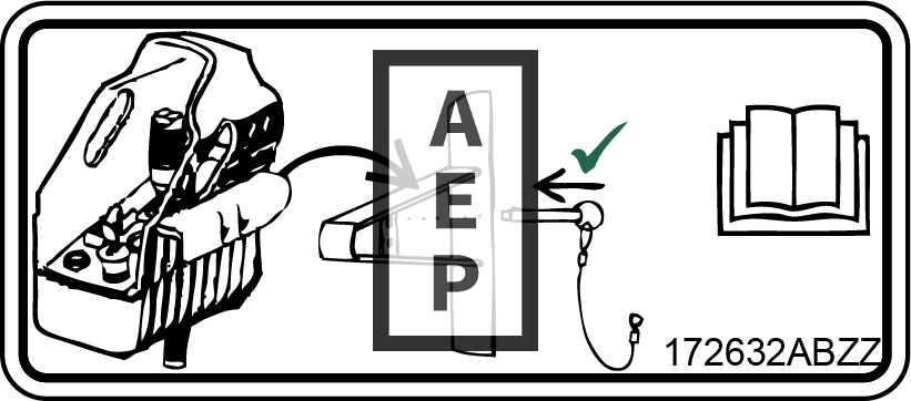 Skyjack 172632 Decal Control Box Location