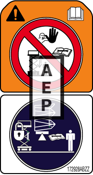 Skyjack 172928 Decal Deploy Maintenance Ba