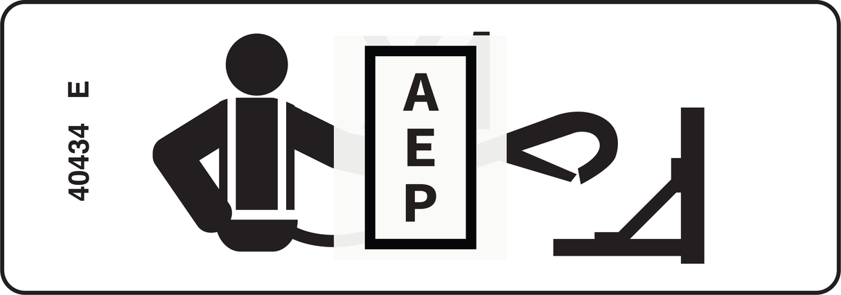 Genie 40434 DECAL,LANYARD ANCHORAGE POINT