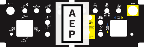 82767 Decal,Platform Control Panel For Genie