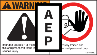 Genie 1263543 Warning- Improper Operation | Aerial Lift Decals – Aerial ...