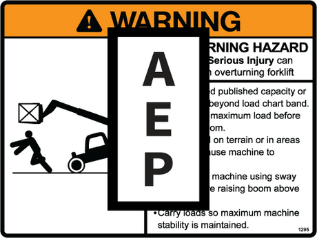 Genie 2-1295 Overturning Hazard