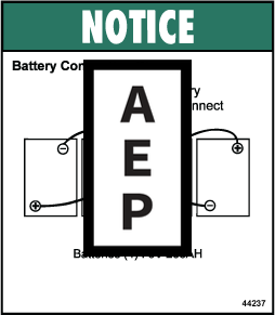 Genie 44237 Notice-Battery Connect