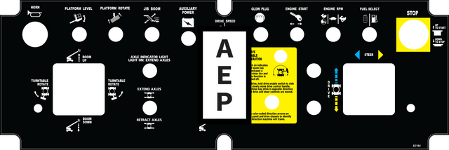 Genie 82194 Plat Control Panel-S80