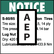 Genie 82253 Notice-Hf Tires-S80/S85