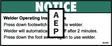 Genie 82406 Notice-Welder Oper Inst