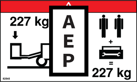 Genie 82545 Danger-Max Load 227 Kg