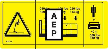 Genie 97833 Danger-Max Cap-159 Kg