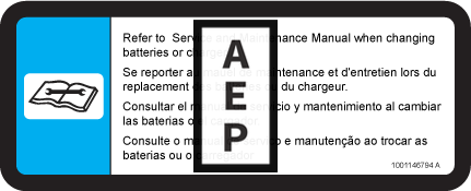 JLG 1001146794 Decal See Manual