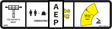 JLG 1001171337 Decal Warning Max Cap Ansi