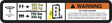 JLG 1001194234 Decal Warning Max Cap Ansi