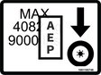 JLG 1001195746 Decal Max Tire Load