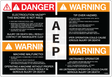 JLG 1702954 Decal Danger