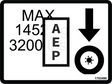 JLG 1703490 Decal Max Tire Load