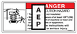 JLG 1703823 Decal Danger Elect Hazard