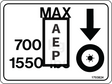 JLG 1703824 Decal Wheel Load 2646E2
