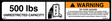 JLG 1704096 Decal Dual Cap Dom1