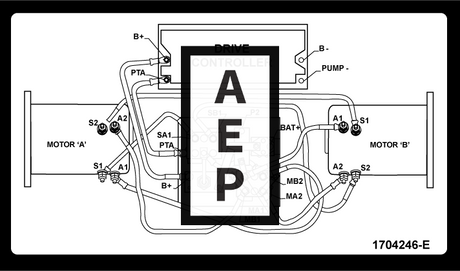 JLG 1704246 Decal Wiring Diagram
