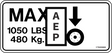 JLG 1704399 Decal Wheel Load 1932E2