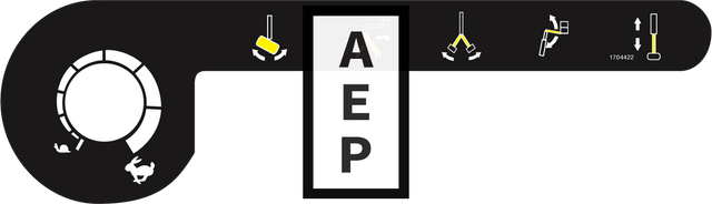 JLG 1704422 Decal Function Speed