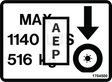 JLG 1704500 Decal Wheel Loadd L B J Chi