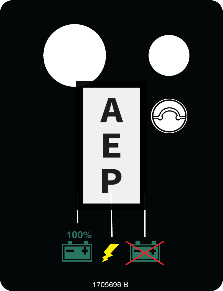 JLG 1705696 Decal Led Circuit Breaker