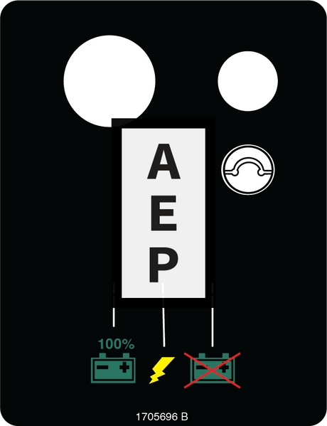 JLG 1705696 Decal Led Circuit Breaker