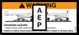 JLG 1706099 Decal Crushing
