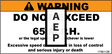 JLG 1706112 Decal Speed Limit
