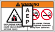 JLG 1706296 Decal Battery Warning_Lull