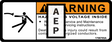JLG 1706765 Decal Voltage Warning