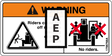 JLG 1706768 Decal Vehicle Roll Away