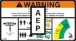 JLG 1707015 Decal Warning Dual Capacity