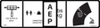 JLG 1707055 Decal 500Lb Cap Eng Fre Can
