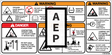 JLG 1707078 Decal Warning Cab