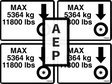 JLG 2902304 Decal Kit Max Tire Load