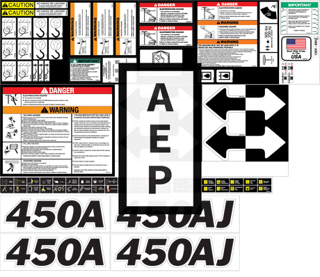 JLG 2910061 Decal Decalsdom 1Eng450A Aj