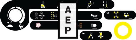 JLG 2915133 Decal Kit Platform Console Decal