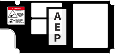 JLG 4110187 Decal Overlay Rh