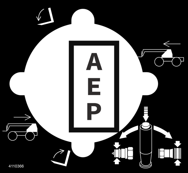 JLG 4110366 Decal Front Joystick Overlay 6